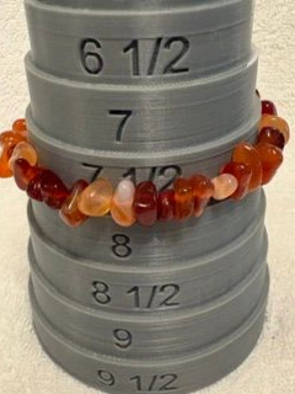 NEW Carnelian 50 ctw Stretch Bracelet - Fits up to a 7 1/2 in Wrist